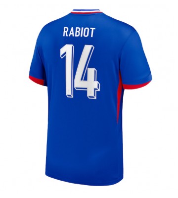 Frankrike Adrien Rabiot #14 Hemmatröja EM 2024 Kortärmad